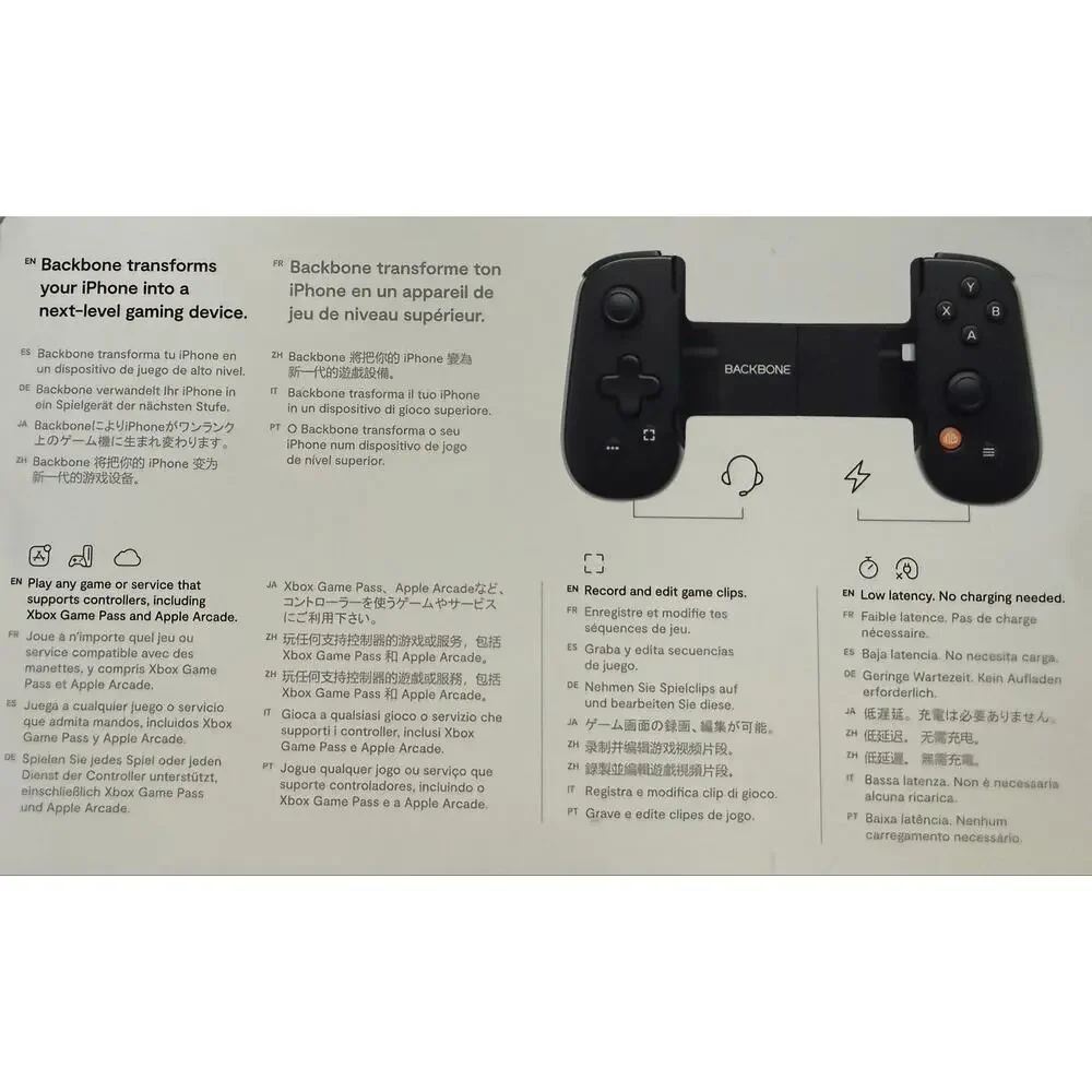 NEW Backbone One iPhone Controller Lightning | Mobile Gaming X Box Apple Arcade